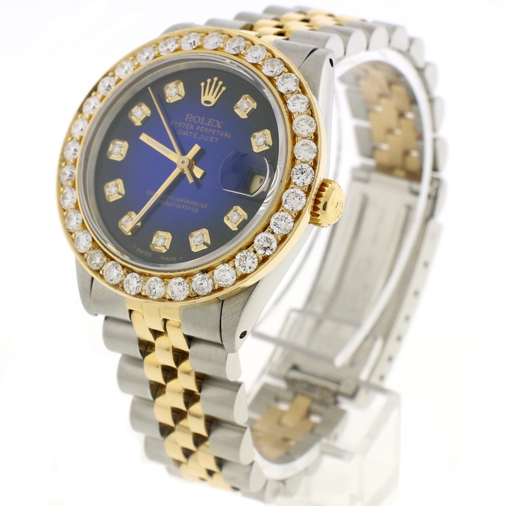 datejust 2 blue dial