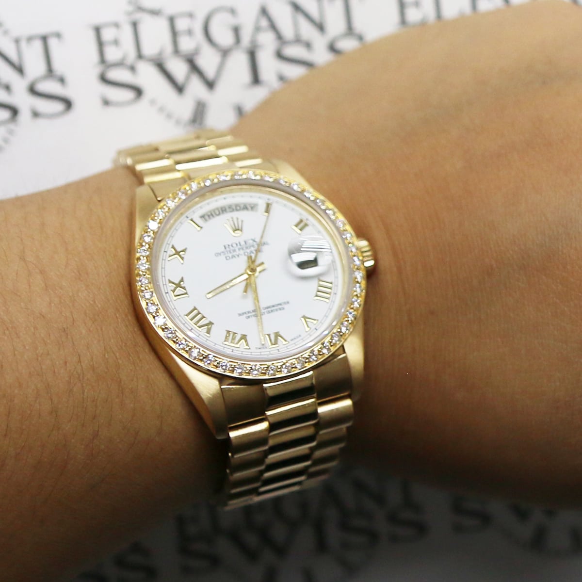 rolex president white gold 36mm