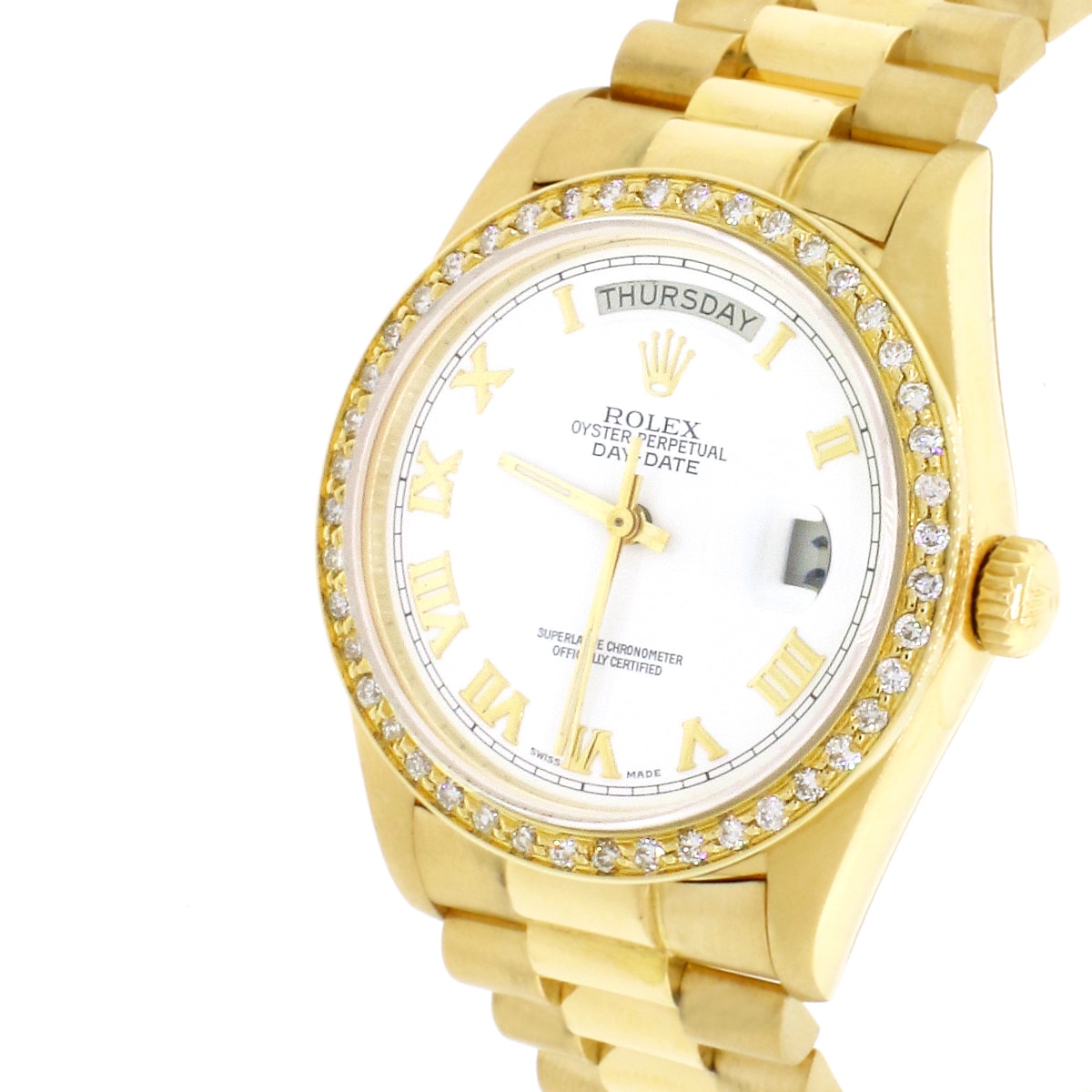 rolex president white gold 36mm