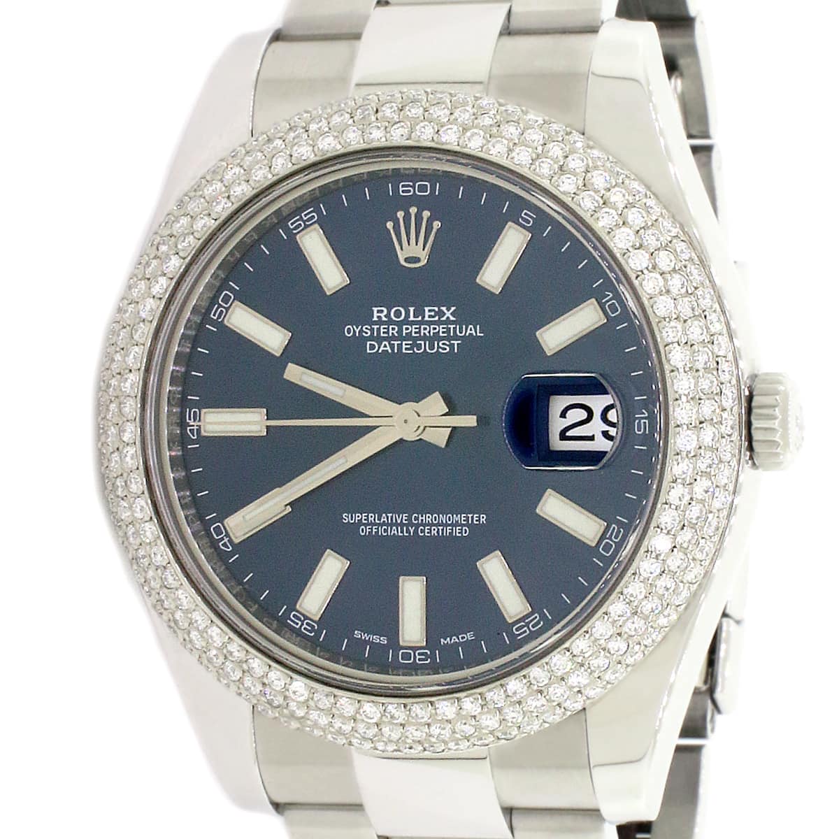 rolex datejust without cyclops