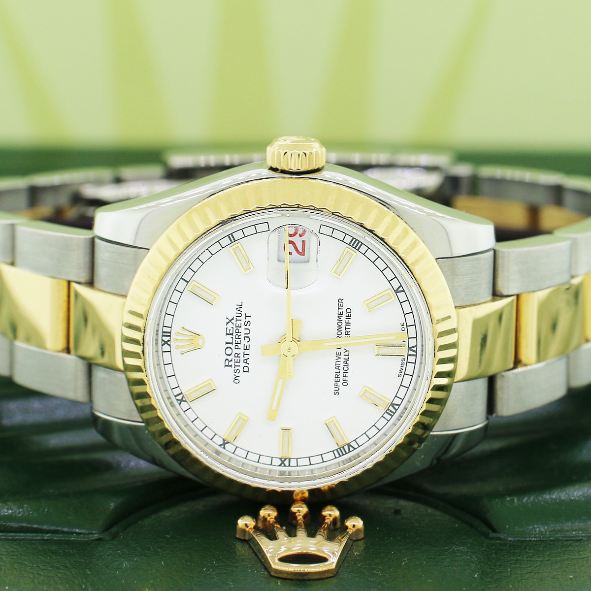 rolex 31mm two tone