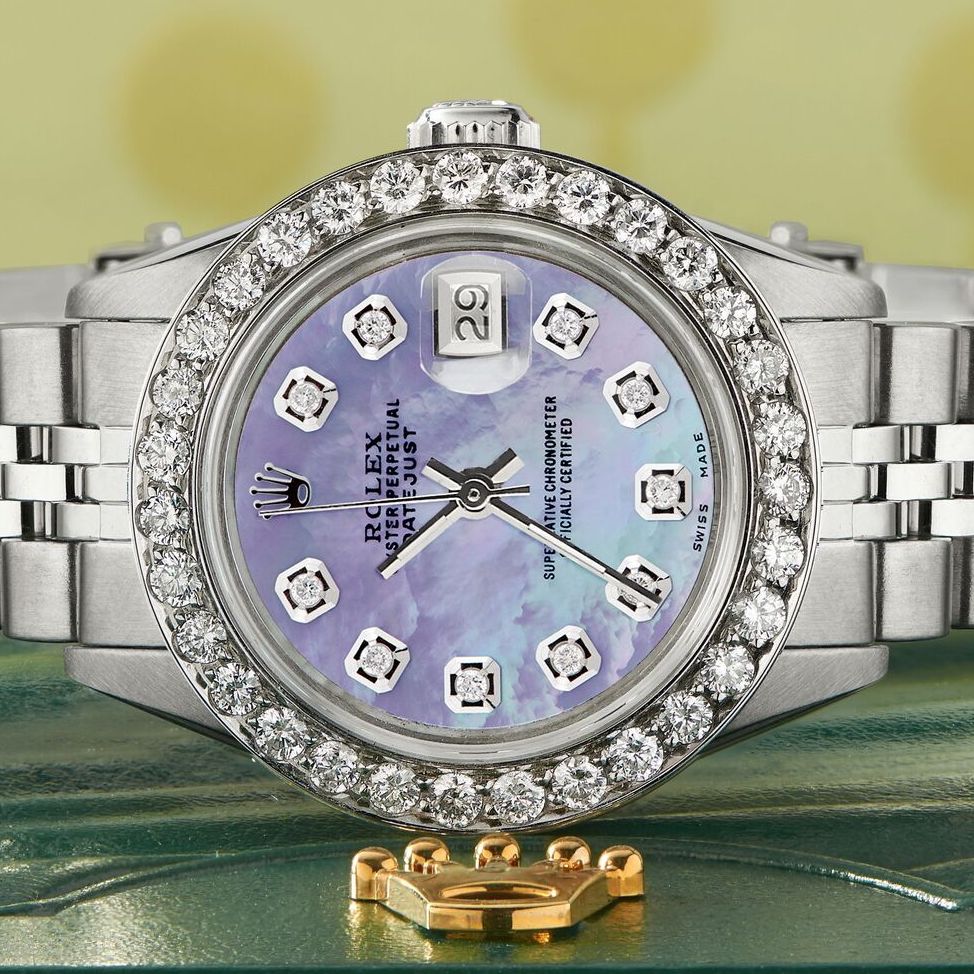 purple diamond rolex