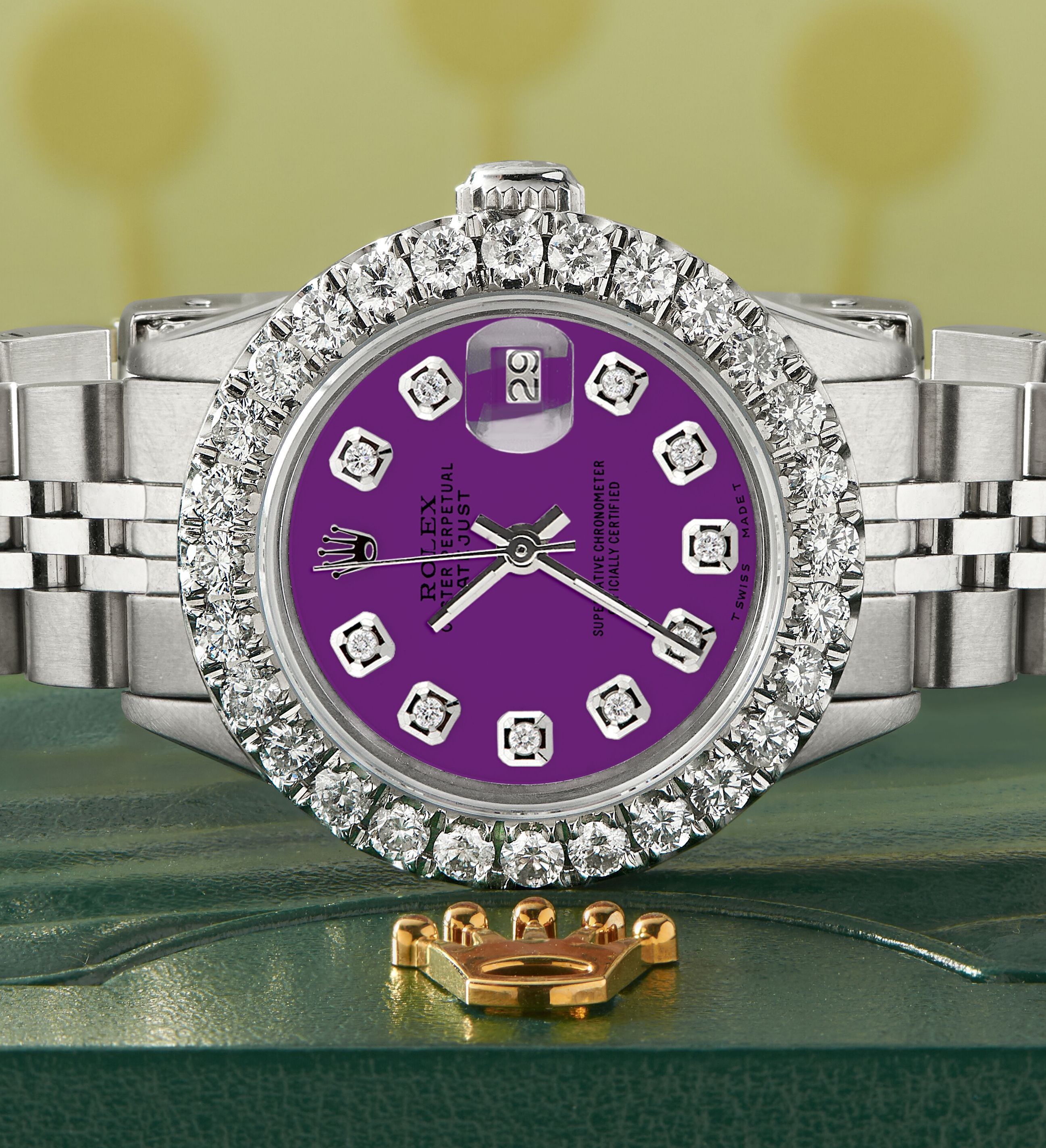 purple diamond rolex
