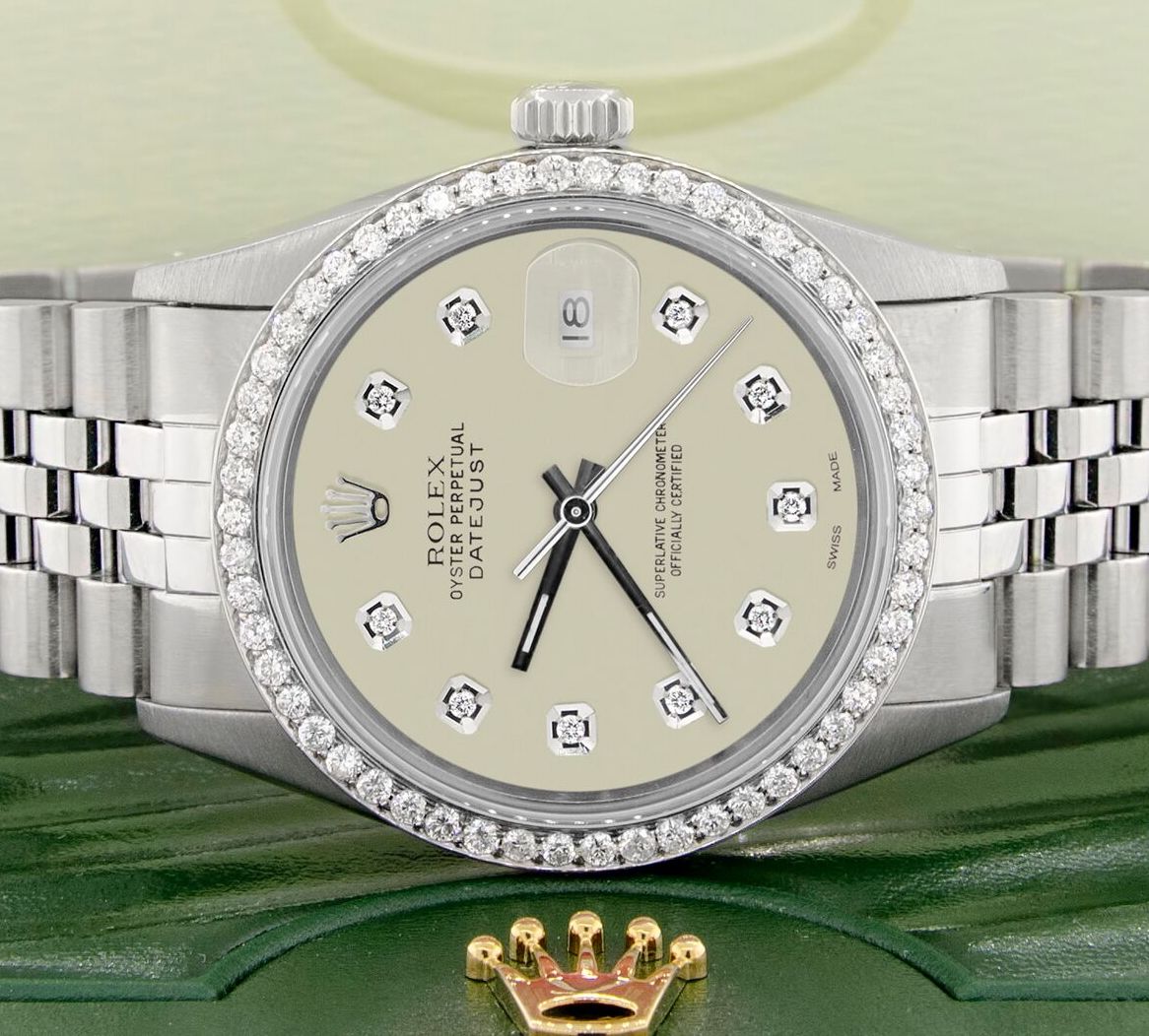 rolex datejust jubilee white dial