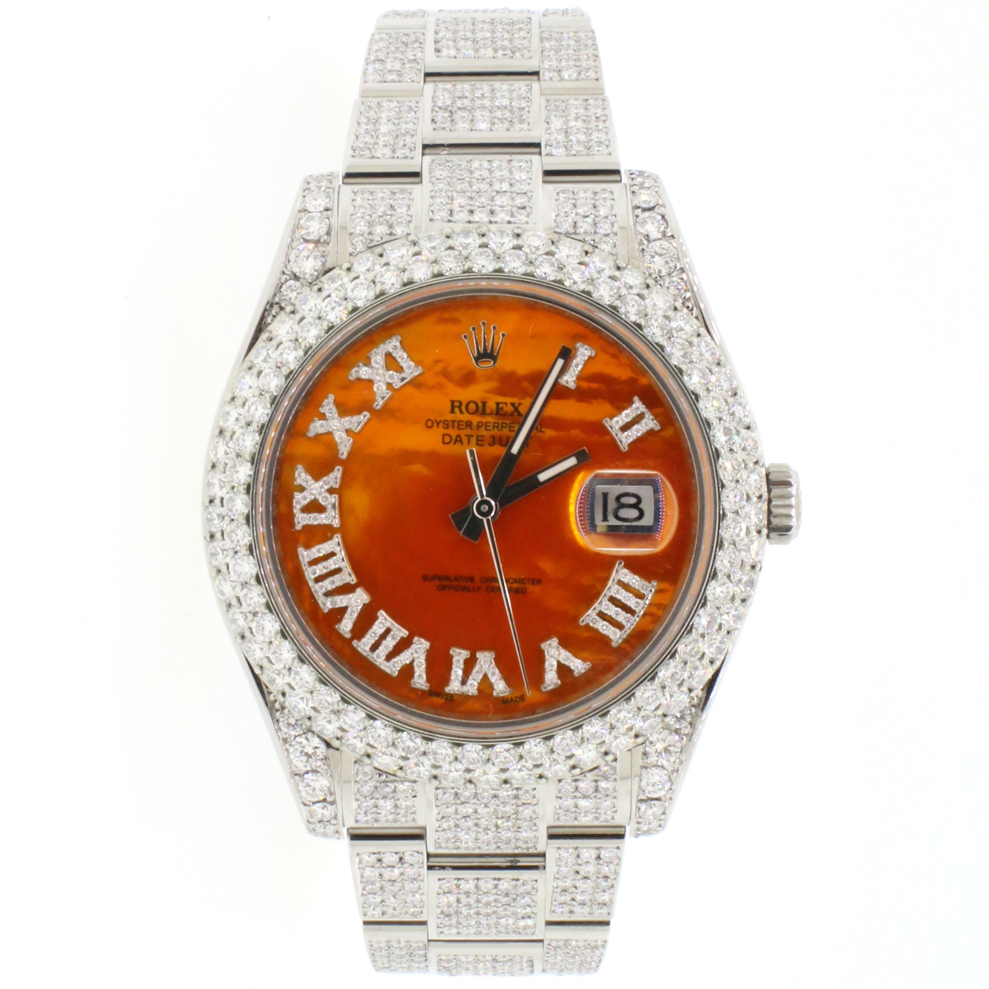 rolex-datejust-ii-steel-orange-mop-dial-41mm-diamond-watch-box-papers