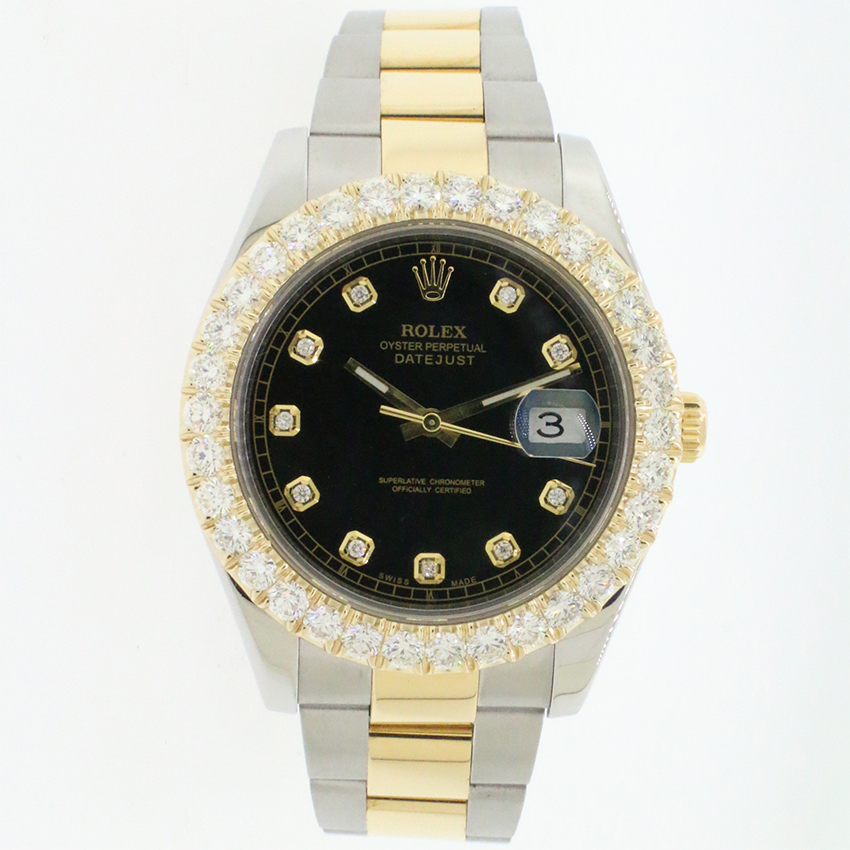 rolex datejust two tone 41mm