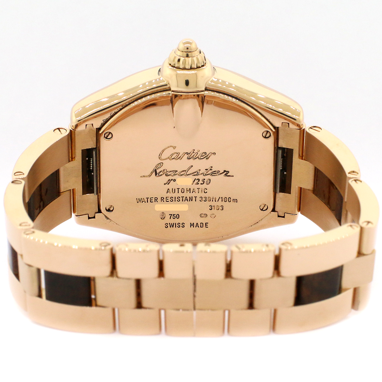 cartier roadster rose gold limited edition
